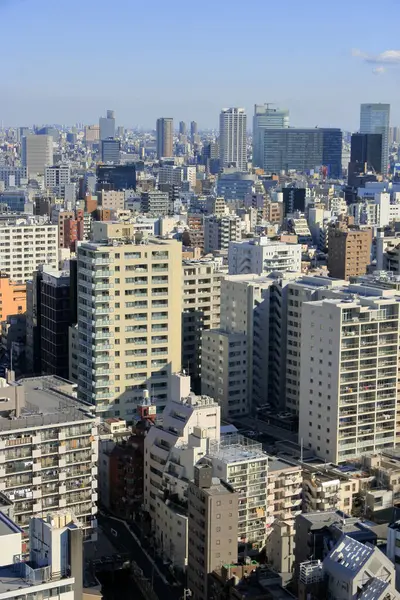 มมองทางอากาศของโตเก ยวซ สเคป ประเทศญ — ภาพถ่ายสต็อก