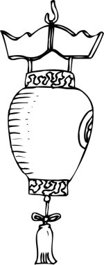 Uzay gemisi ile siyah ve beyaz çizimler