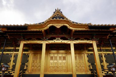 güzel geleneksel mimari, kapılar, Ueno Toshogu Tapınağı Ueno Park, Tokyo, Japonya.                