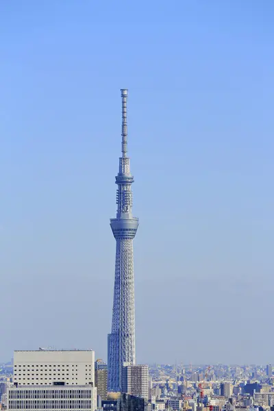 Tokyo Skytree Sumida Tokyo Japonya Bir Yayın Gözlem Kulesi — Stok fotoğraf