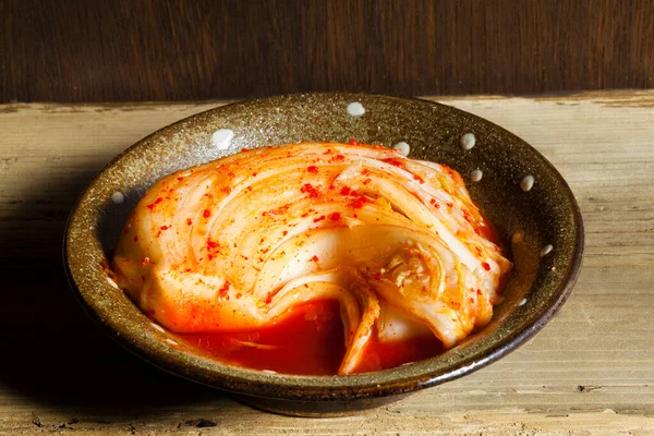Koreanisches Fermentiertes Würziges Gemüse Kimchi — Stockfoto