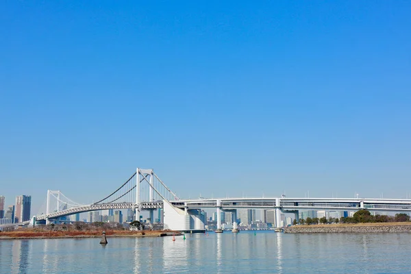 Pont Arc Ciel Odaiba Tokyo Japon — Photo