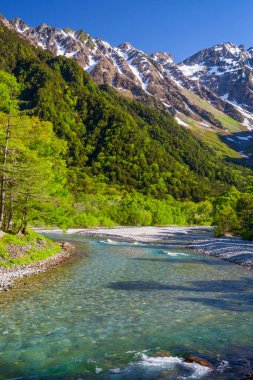Dağlardaki parlak nehirler