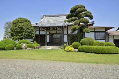 Japonya 'daki Japon bahçesi.