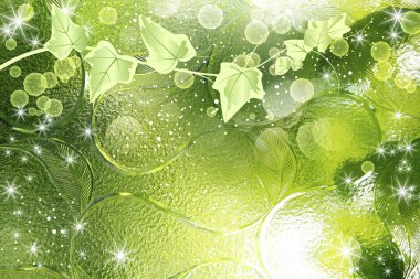 Yeşil Noel ağacı dalları