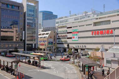 Tokyo 'nun Shinjuku ilçesinde yeni bir otobüs terminali açıldı..