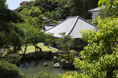 Geleneksel Japon mimari detay görünümü