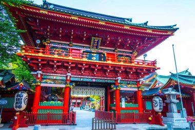 Japon tapınağının ikonik görüntüsü, Japonya