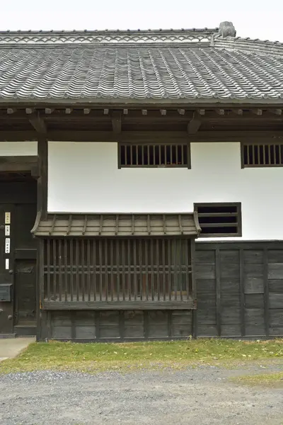 Oud Houten Huis Japans — Stockfoto