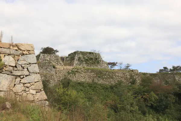 Руины Заброшенной Древней Крепости — стоковое фото