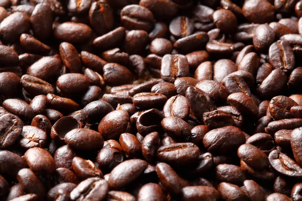 Kávébab Háttér Közelről — Stock Fotó