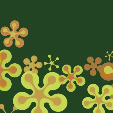 Çiçeklerle basit, pürüzsüz bir desen. Çiçek arkaplanı