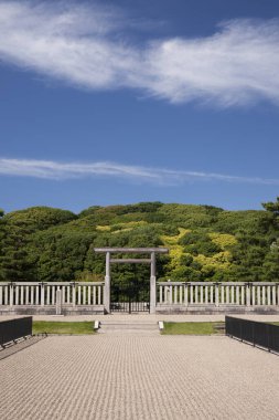 Daisen-ryo Kofun (Tomb of Emperor Nintoku), Historical landmark in Sakai, Japan clipart