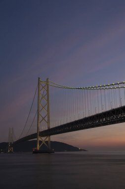 Akashi Kaikyo Köprüsü Kobe, Hyogo Bölgesi, Japonya