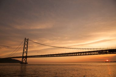 Akashi Kaikyo Köprüsü Kobe, Hyogo Bölgesi, Japonya