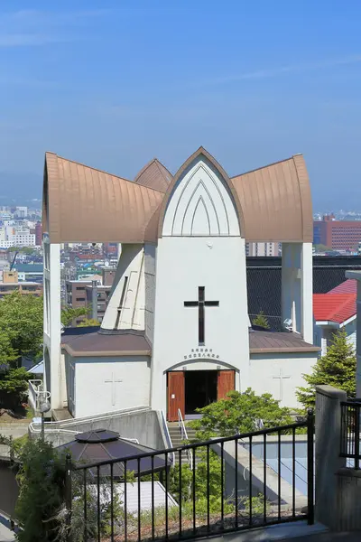 Hakodatesei John Church Hokkaido Japonya — Stok fotoğraf