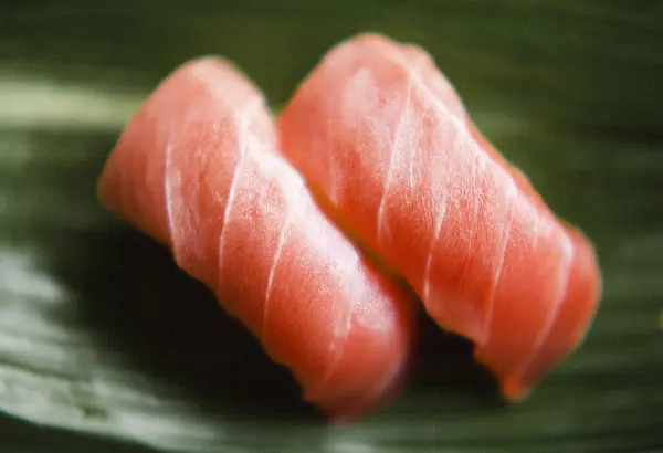 Japanisches Sushi Aus Nächster Nähe Asiatische Meeresfrüchte — Stockfoto