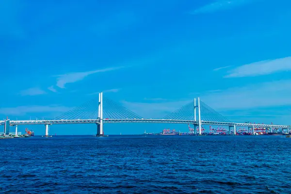 Puente Bahía Yokohama Prefectura Kanagawa Japón —  Fotos de Stock