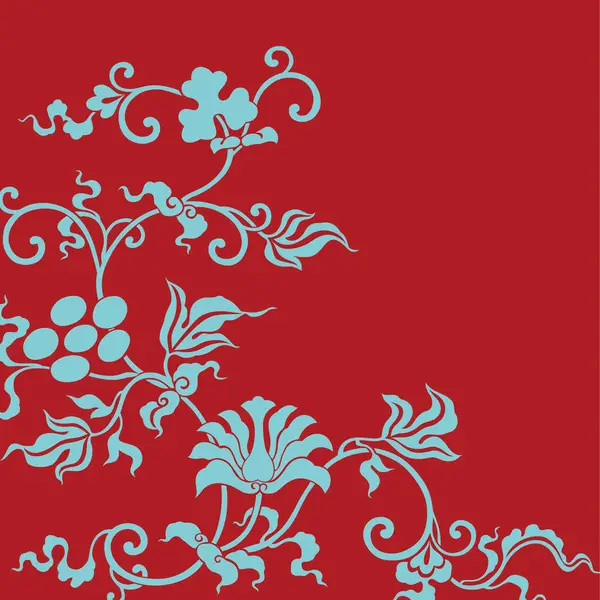 pattern with decorative floral ornament