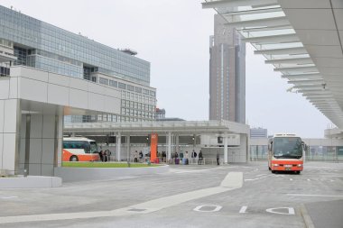 Tokyo 'nun Shinjuku ilçesinde yeni bir otobüs terminali açıldı..