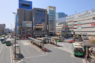 Tokyo 'nun Shinjuku ilçesinde yeni bir otobüs terminali açıldı..