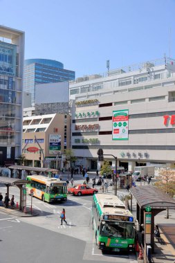 Tokyo 'nun Shinjuku ilçesinde yeni bir otobüs terminali açıldı..