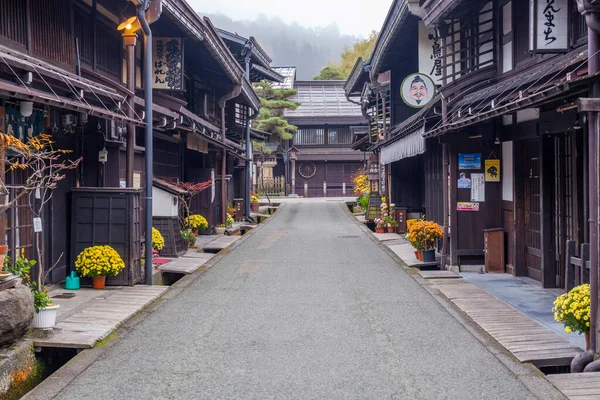 traditional Japanese architecture in Takayama town, Japan