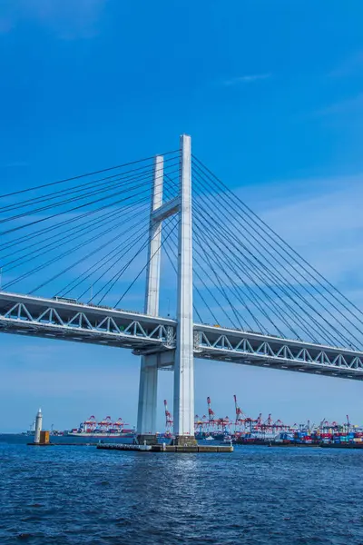 Yokohama Bay Bridge Kanagawa Prefecture Japan — Stock Photo, Image