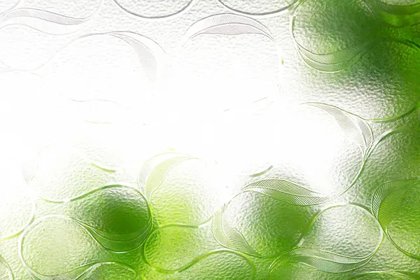 白い背景にある緑色の泡 — ストック写真