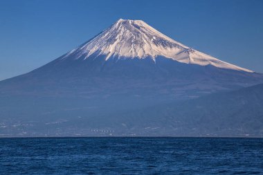 Fuji Dağı ve Gölü kawaguchiko, Japonya.