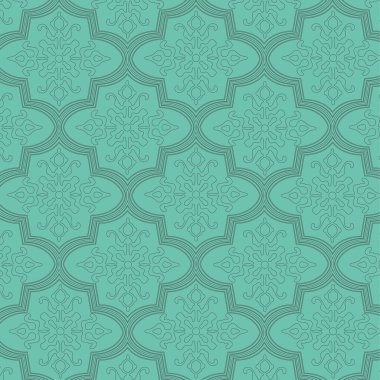 Arap İslami süsü ile kusursuz desen