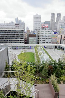 Tokyo 'nun Shinjuku ilçesinde yeni bir otobüs terminali açıldı..