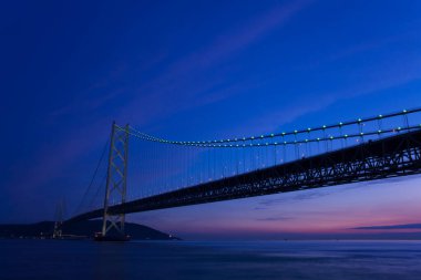 Akashi Kaikyo Köprüsü Kobe, Hyogo Bölgesi, Japonya