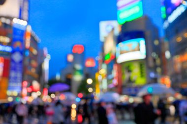 Bulanık şehir manzarası, soyut arkaplan 