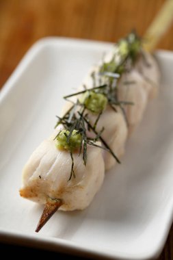 Yakitori Tavuğu, lezzetli Japon mutfağı.