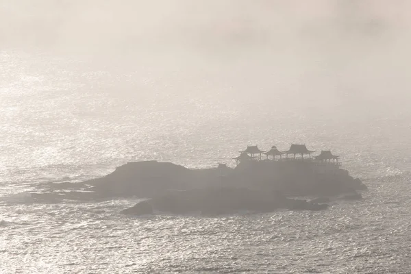 Plano Escénico Hermosa Orilla Del Mar Amanecer —  Fotos de Stock