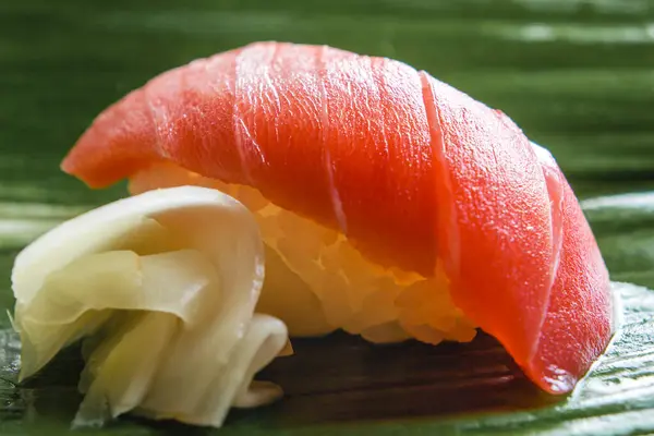 Sushi Japonês Perto Marisco Asiático — Fotografia de Stock