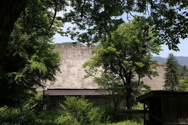Историческая Деревня Сиракава Всемирное Наследие Юнеско Японии Старые Традиционные Японские — стоковое фото