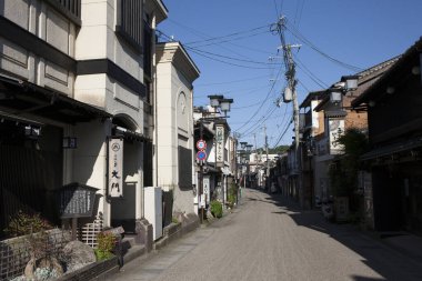 Japonya 'daki eski şehir manzarası