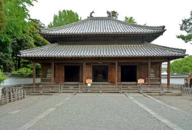 beautiful japanese temple building, buddhism concept