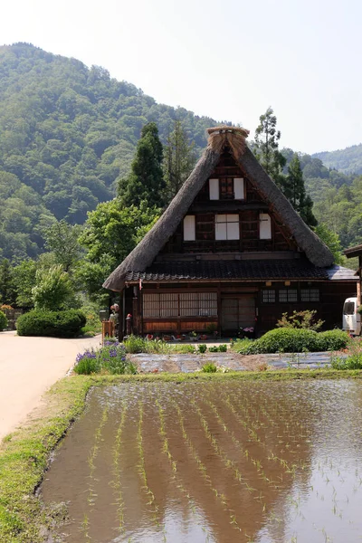 Historische Dörfer Shirakawa Und Gokayama Unesco Weltkulturerbe Japan Alte Traditionelle — Stockfoto