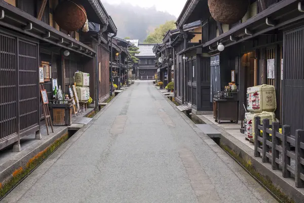 traditional Japanese architecture in Takayama town, Japan