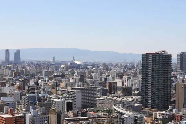 Tokyo şehri ufuk çizgisi manzarası, Japonya