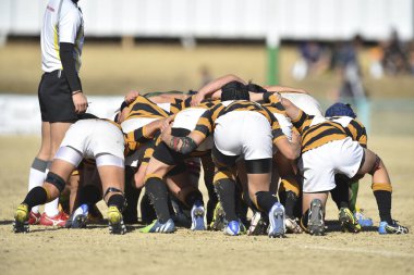 ragbi oyuncuları yakın çekim görünümünde