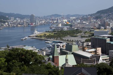 Nagasaki Şehir Manzarası Glover Garden, Nagasaki, Japonya