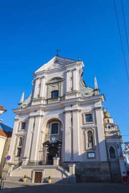 Litvanya, Vilnius 'taki St. Theresa Kilisesi cephesi. 