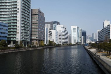 Japonya'da Tokyo cityscape