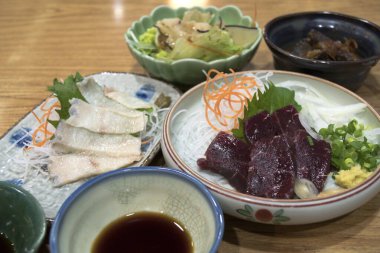 Geleneksel Japon mutfağı yakın çekim