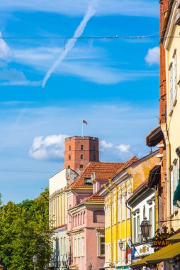 Eski şehir Vilnius, Litvanya 'nın manzarası