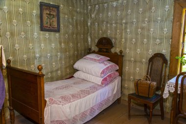 Eski kırsal ev iç dekorasyonu